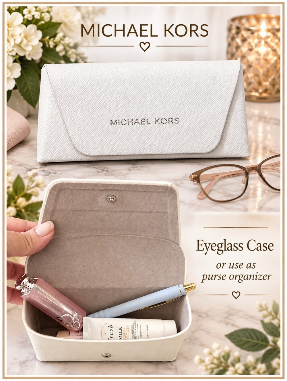 MICHAEL KORS White Men's Sunglasses Case